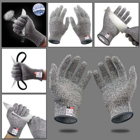 Grade 5 Cut-Resistant Scratch Glass Cutting Safety Protection Gloves