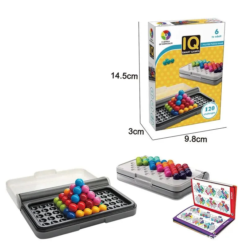 Jeu de puzzle QI 3D de 120 défis