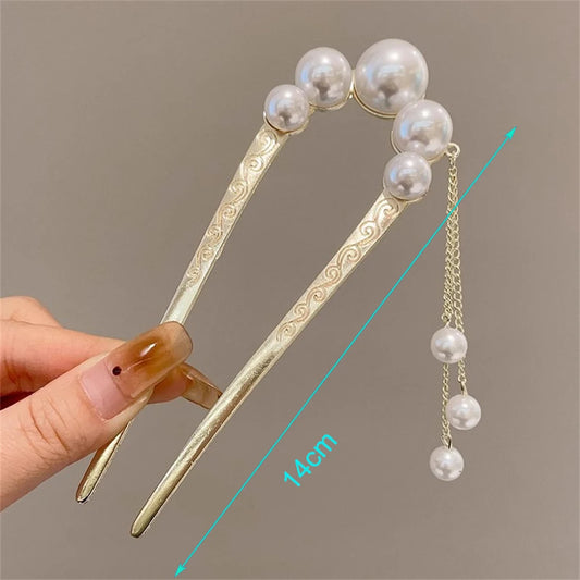Crystal Twig Hairpin Set