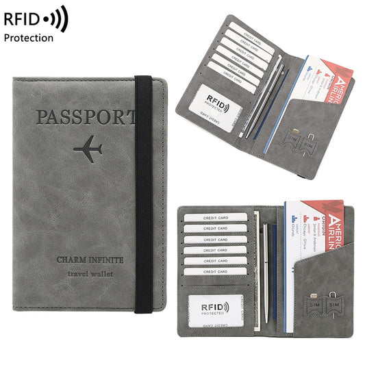 passport rfid, passport travel holder, security wallet, leather cardholder, wallet leather, cardholder wallet, rfid blocking wallet, anti theft wallet, rfid card holder, leather rfid wallet