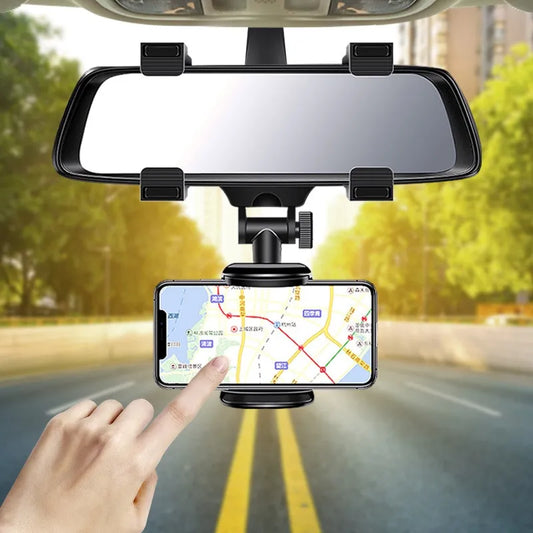 gps holder, gps holder for car, car phone mount, rear view mirror phone holder, phone holder car, phone holder