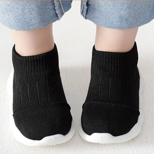 Baskets chaussettes montantes en tricot pour enfants