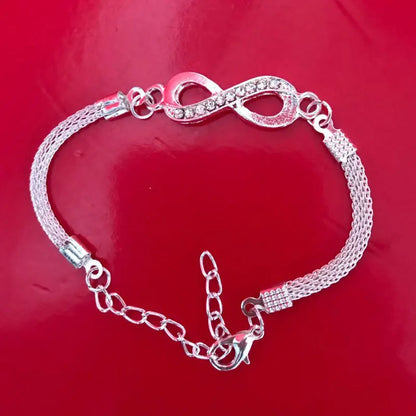 Stainless Steel 8-Shape Women's Bracelet