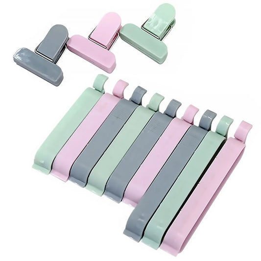 Portable Kitchen Food Sealing Bag Clips Set