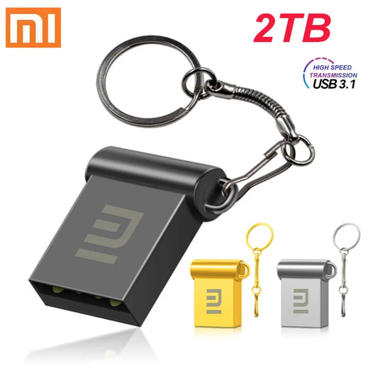 2TB USB 3.1 High-Speed Metal Flash Drive