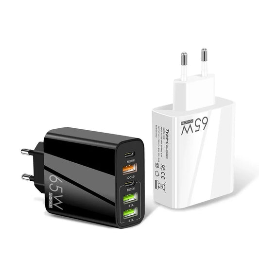 Chargeur rapide 6 ports 65 W pour iPhone 14