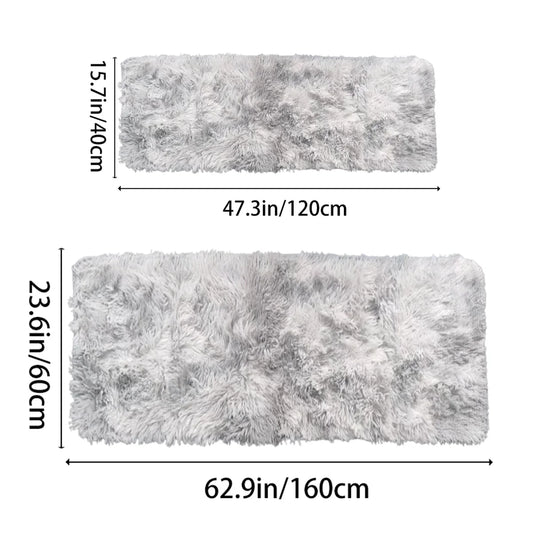 Fluffy Shaggy Area Rug – Soft Non-Slip Machine Washable Modern Plush Carpet