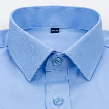 Men's Business Comfort Slim Fit Long Sleeve Shirt