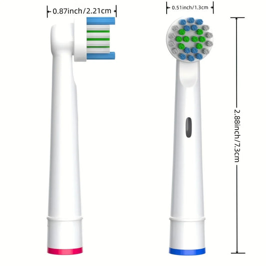 Têtes de brosse à dents de rechange – Compatibles avec la brosse à dents électrique Oral-B Braun Professional
