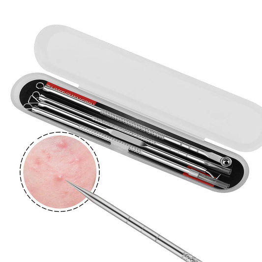 Stainless Steel Acne and Blackhead Remover Set