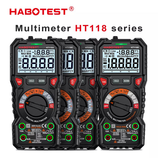 HT118 Digital Multimeter - True RMS Auto Range NCV
