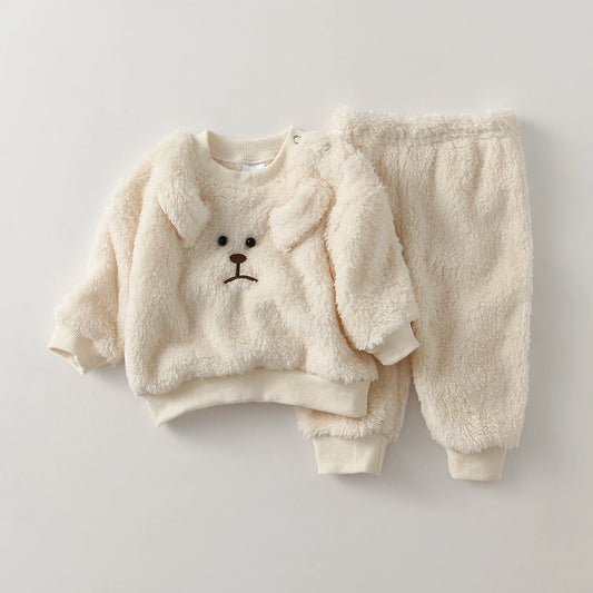 Ensembles de vêtements pour bébé fille, pantalons longs chauds d'hiver pour nouveau-né