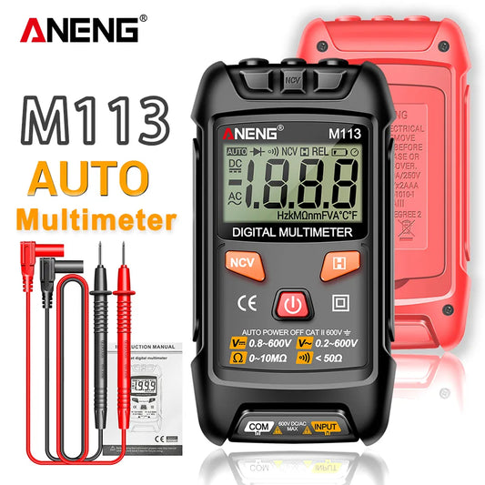 M113 Mini Digital Multimeter - AC/DC Voltage Meter