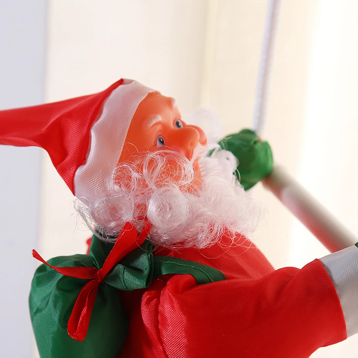 Santa Claus Climbing Doll Festive Hanging Xmas Ornament Toy