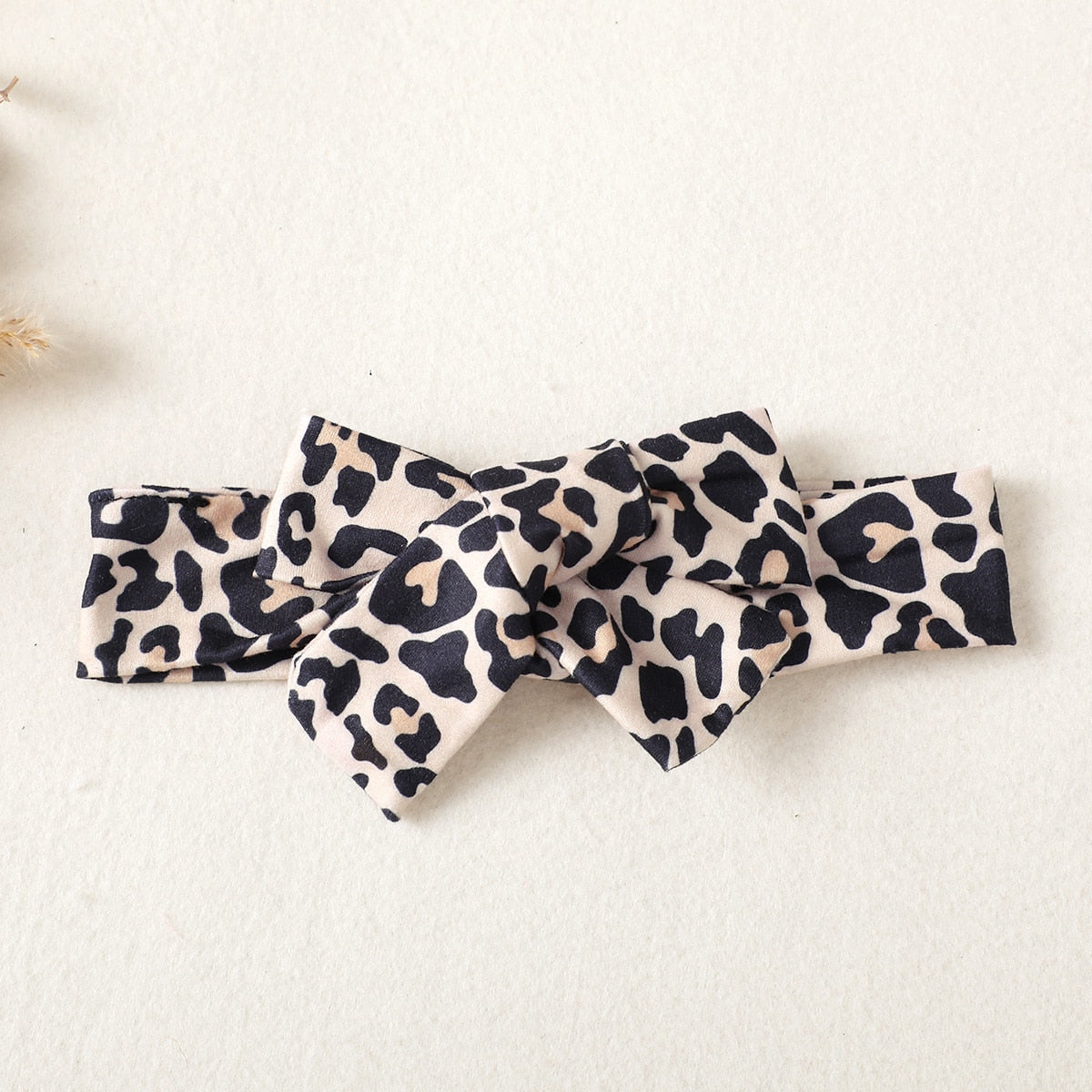 Leopard Print Baby Girl Outfit Set