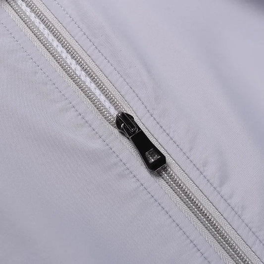 Survêtement de sport printemps/automne pour hommes - Ensemble veste et pantalon avec imprimé tendance