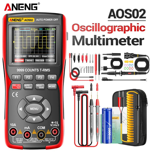 AOS02 Digital Oscilloscope - Transistor Test Multimeter