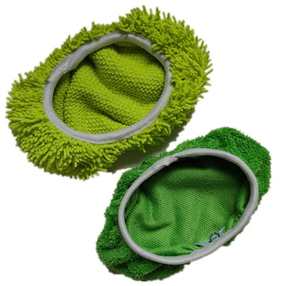 Thick Elastic Flat Mop Cloth Replacement Pad