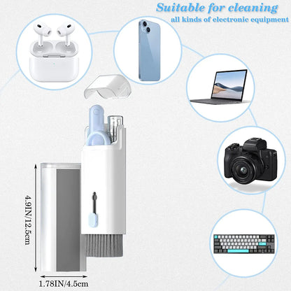 7-in-1 Computer Cleaning Kit - Keyboard Cleaner Earphone Pen, iPhone Tools