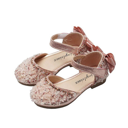 Leather Wedding Shoes for Kids Girls'