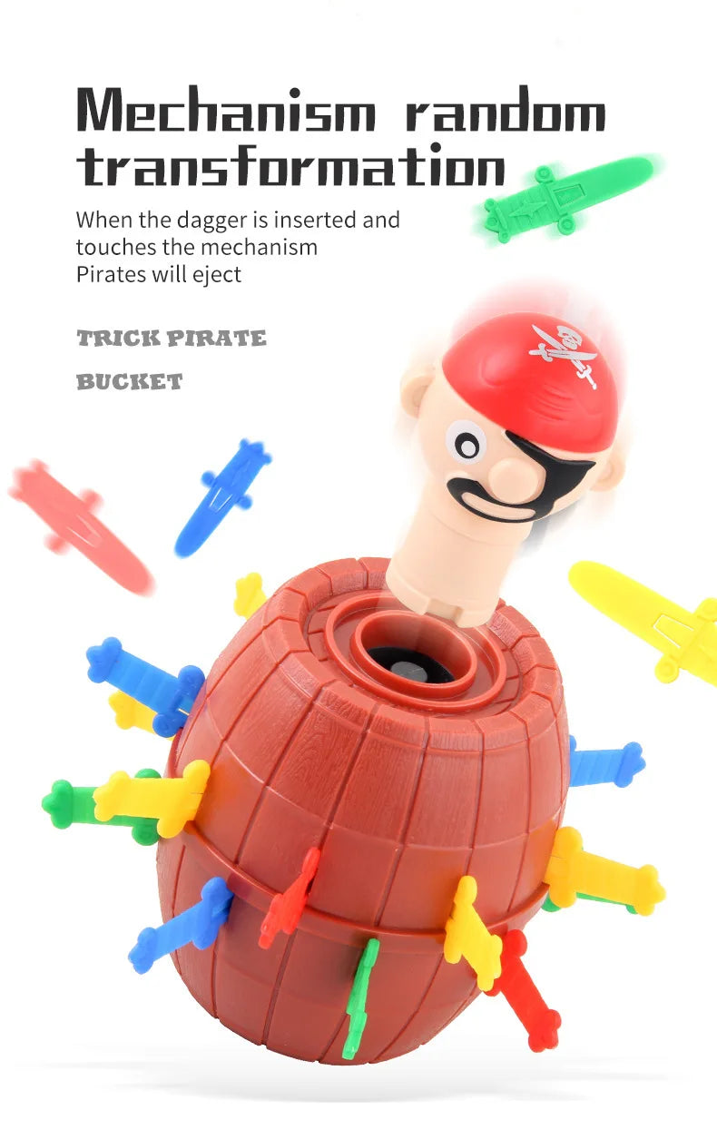 Jeu de baril de pirates sauteurs – Jouet familial amusant