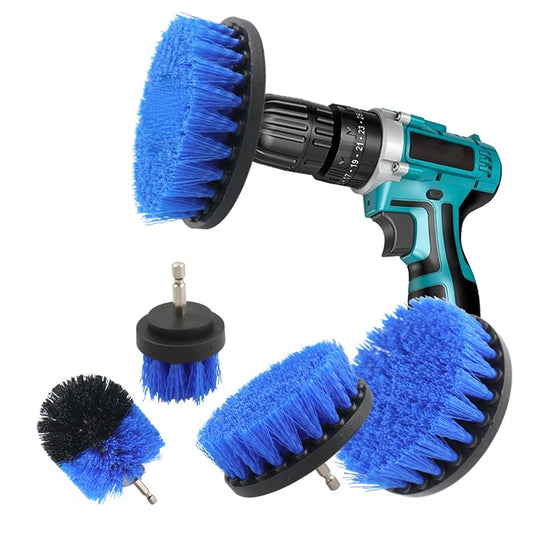 Power Scrubber Brush Attachment Set - Versatile Cleaning Kit