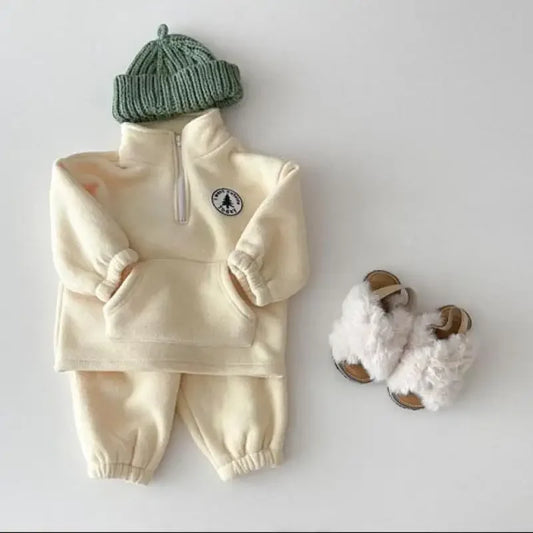 Baby Boys Clothing Sets Children Thicken Sweatshirt