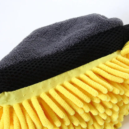 Anti-Scratch Soft Coral Car Wash Glove