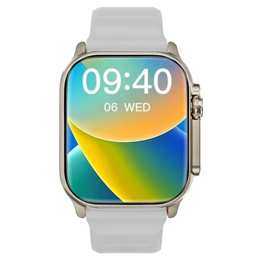 Montre connectée T900 Ultra – Appels Bluetooth, alertes de messages, moniteur de fréquence cardiaque, montre de sport