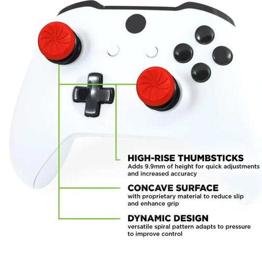 2PCS Thumb Grip Caps Silicone Analog Stick Covers for Xbox Series X/S Controller