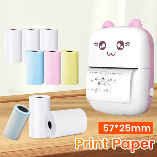 57MM Self-adhesive Thermal Paper Rolls for Mini Printer