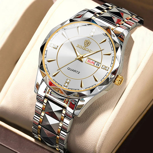 Luxuriöse, wasserdichte, ultradünne Herrenuhr