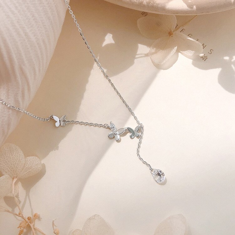 Fairy Butterfly Tassel Necklace