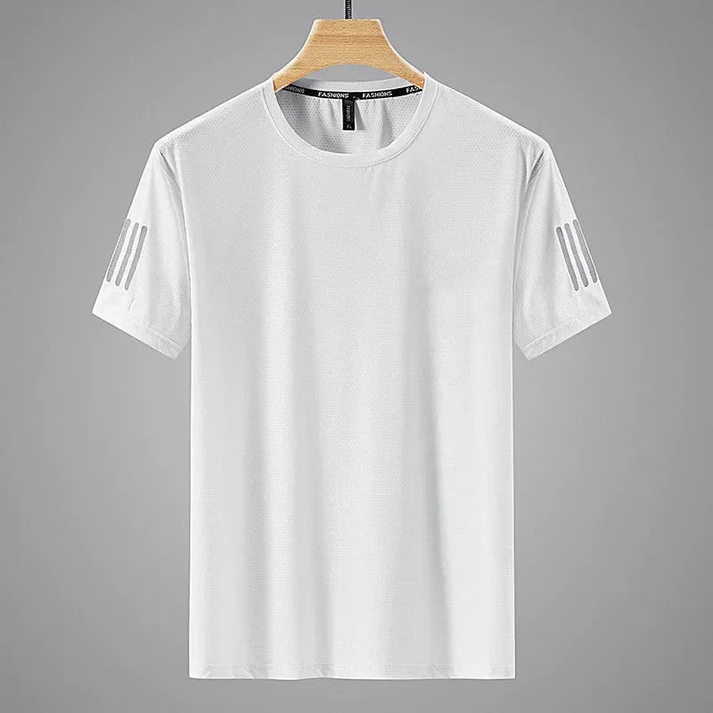 Quick-Dry Ice Silk Summer T-Shirt