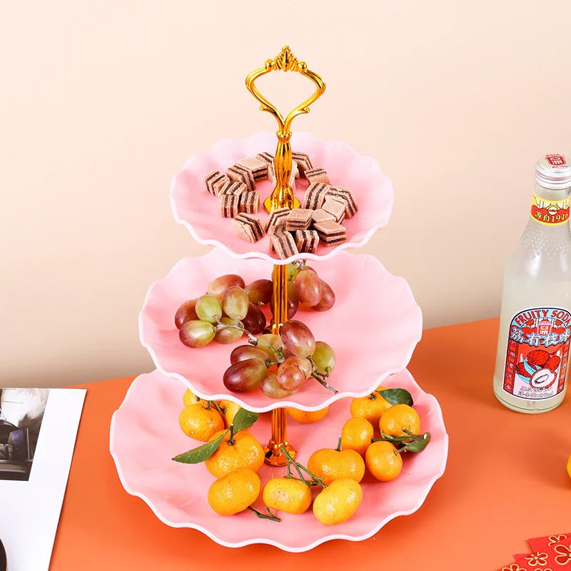 Multi-Layer Fruit Plate for Stylish Table Decoration