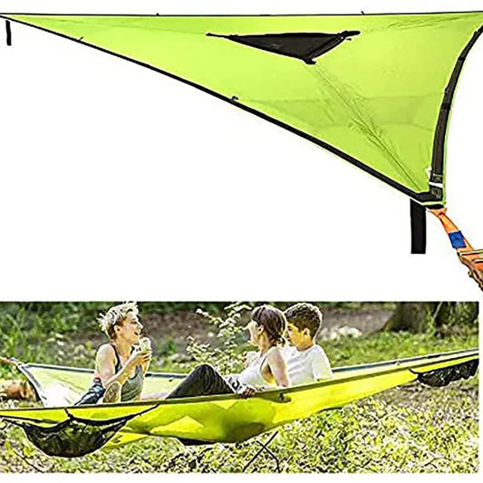 Multi-person Portable Triangle Aerial Hammock