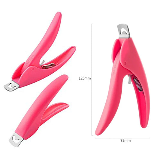 Farbenfroher U-förmiger Kantenknipser für künstliche Nägel - Nail Art Tools