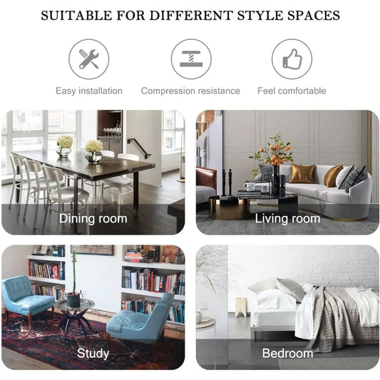 Set of 4 Velvet Dining Chairs with Gold Legs