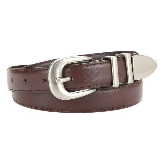 Vintage Cowhide Leather Belt for Men