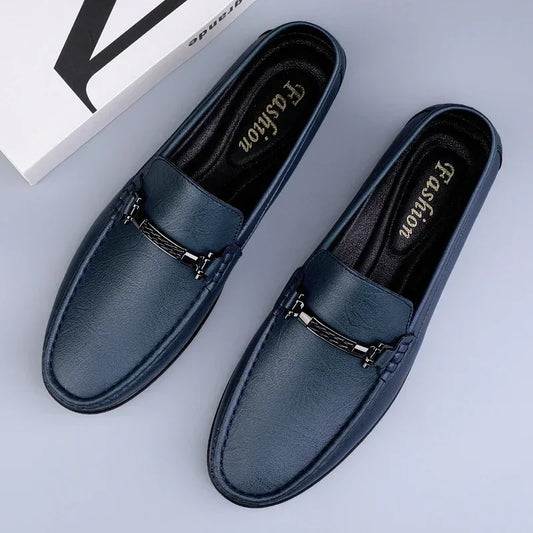 Men's Genuine Leather flat Loafer