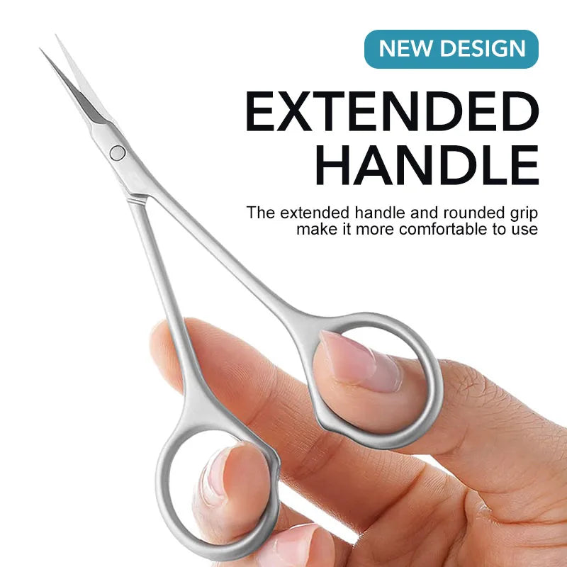 Stainless Steel Cuticle Scissors - Nail Art Clippers