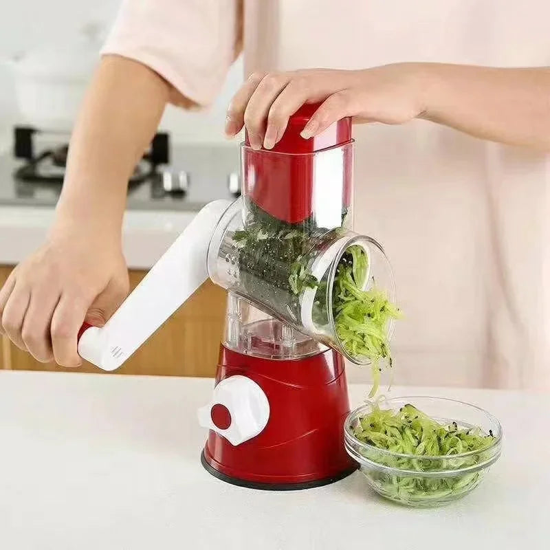 Efficient Manual Rotary Vegetable Slicer
