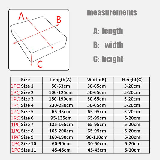 Housse de canapé en Jacquard hydrofuge, protection élégante pour meubles de salon