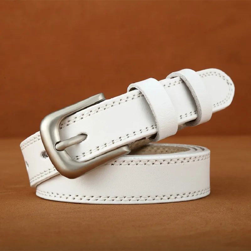 Ceinture de luxe en cuir de vache pour homme