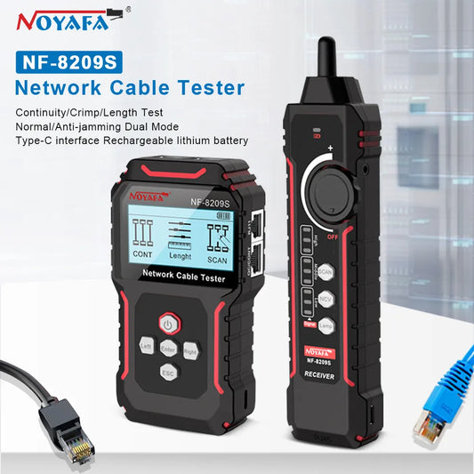 NF-8209S Network Cable Tracker - Measure Length Wiremap Tester