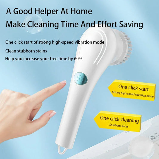 Multifunctional Electric Cleaning Brush for Kitchen and Bathroom