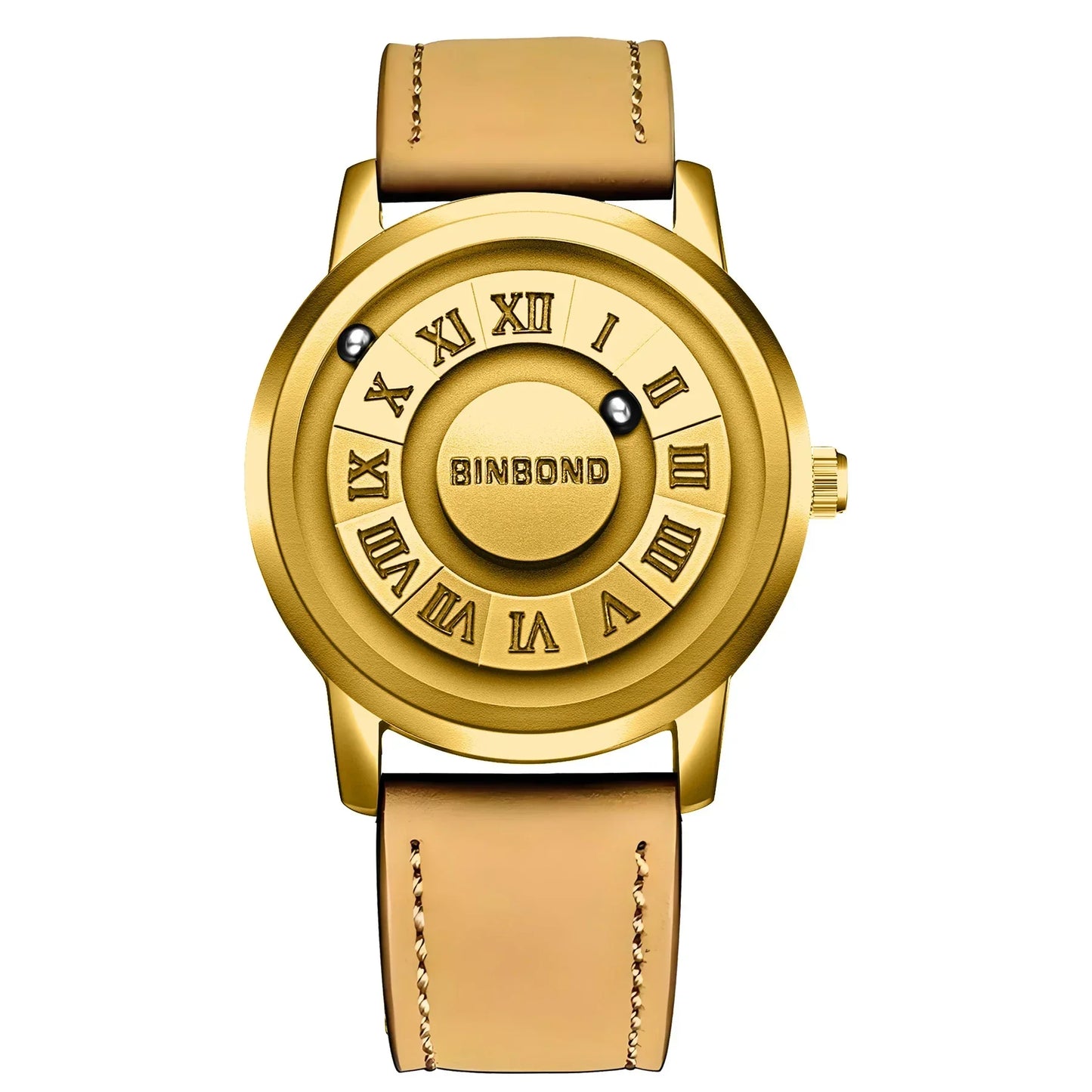 Magnetic Roller Pointer Couple Watch