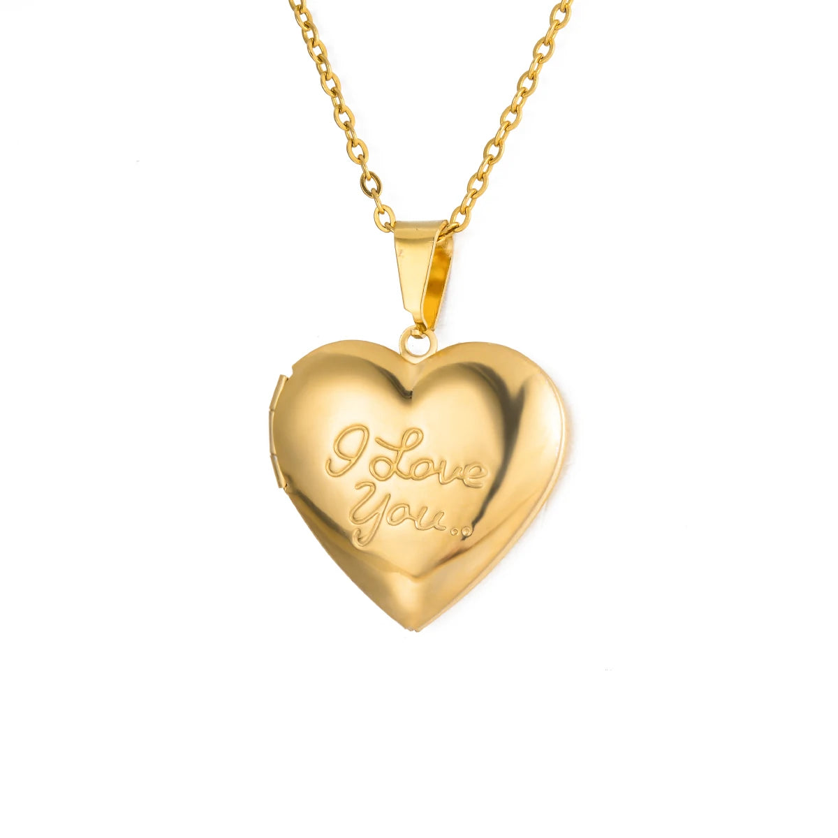 Collier photo personnalisé - Pendentif avec projection de cœur photo personnalisé pour femme