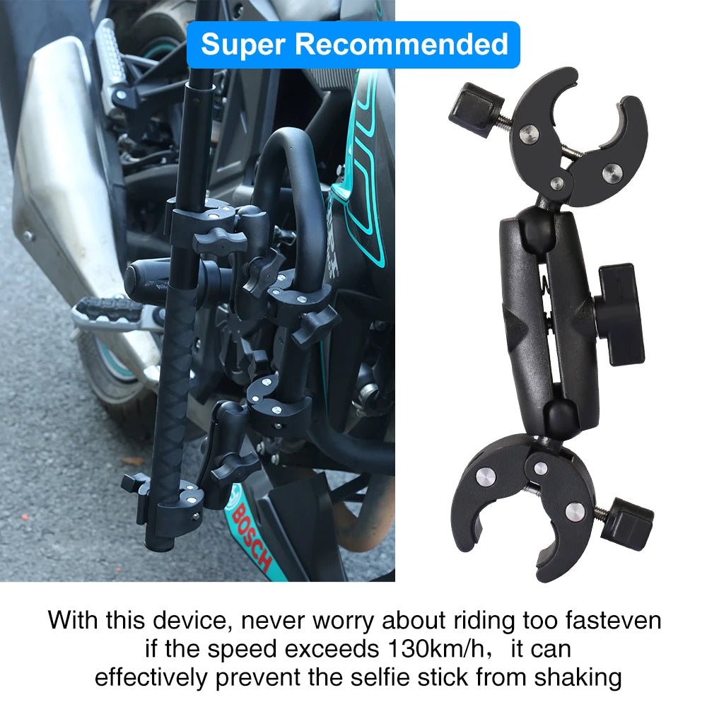 Double Clip Bracket for One X2 X3 Motorcycle Bicycle