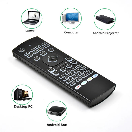 Wireless Remote Control MX3 Air Mouse With Keyboard